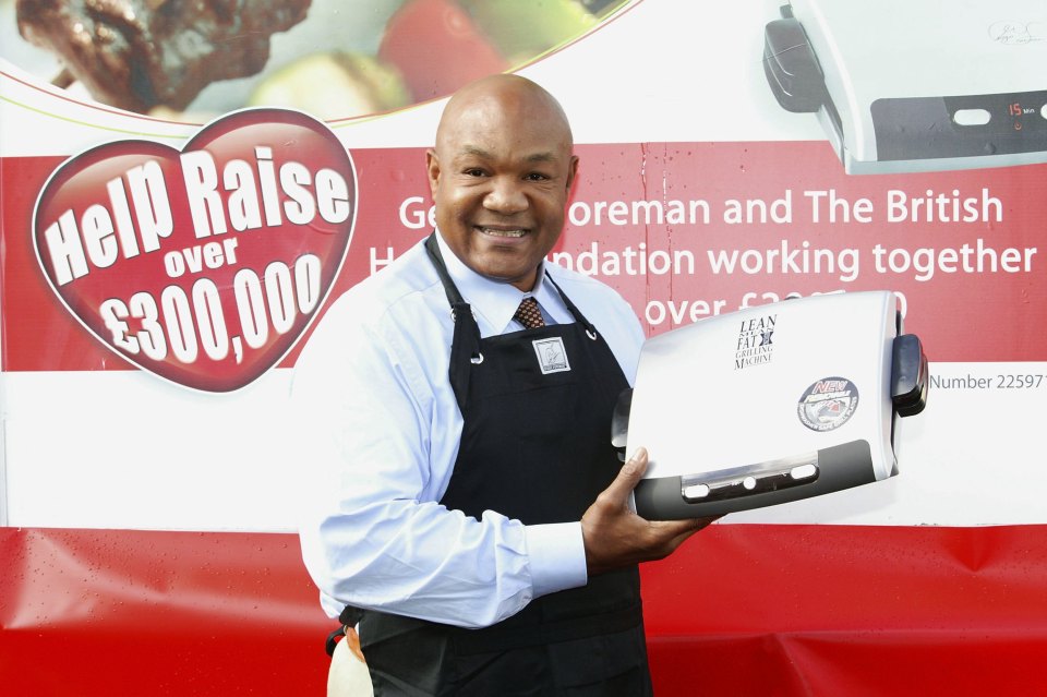 The Texan made a reported £120million from the George Foreman Grill