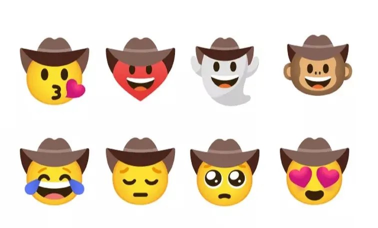 Add a hat to any smiley emoji