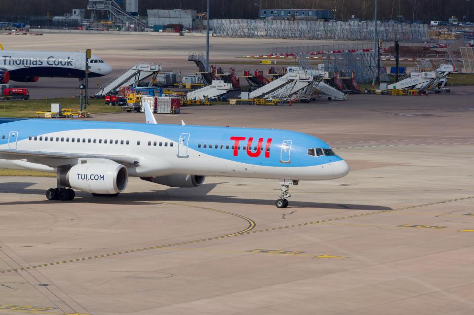 TUI was forced to cancelled a number of flights over the weekend