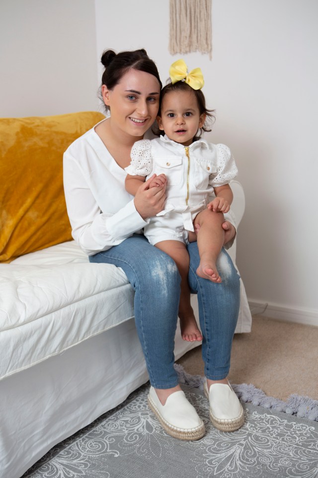 Taylor-Ann Magnus with her daughter Zarah-Ann