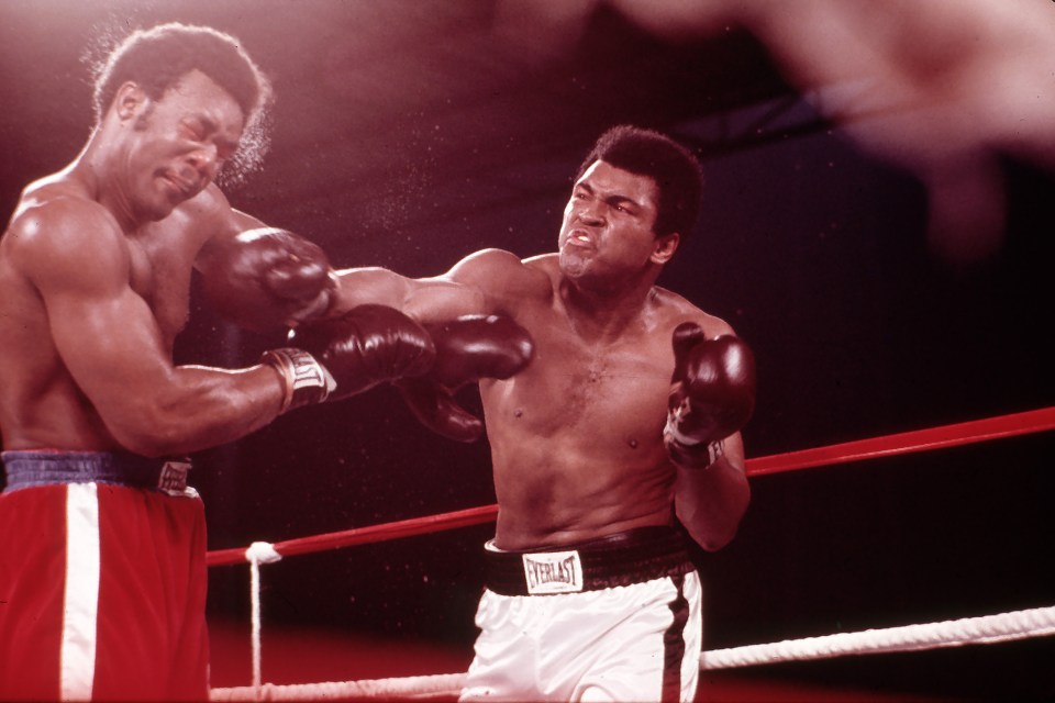 Foreman fought Ali in 1974’s era-defining Rumble In The Jungle