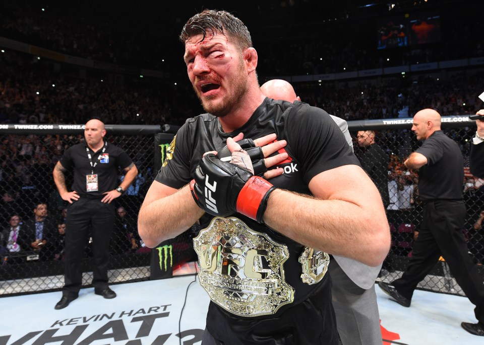 Former UFC champion Michael Bisping pictured in 2016