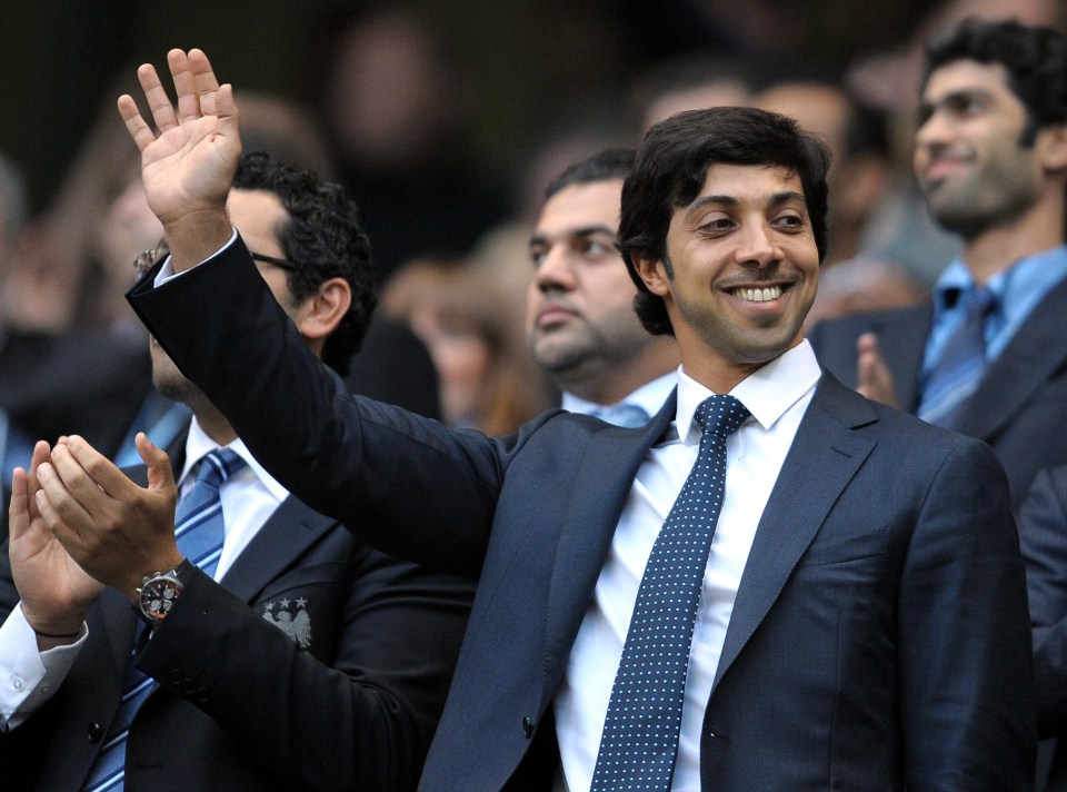 Manchester city owner Sheikh Mansour, the half-brother of the UAE president