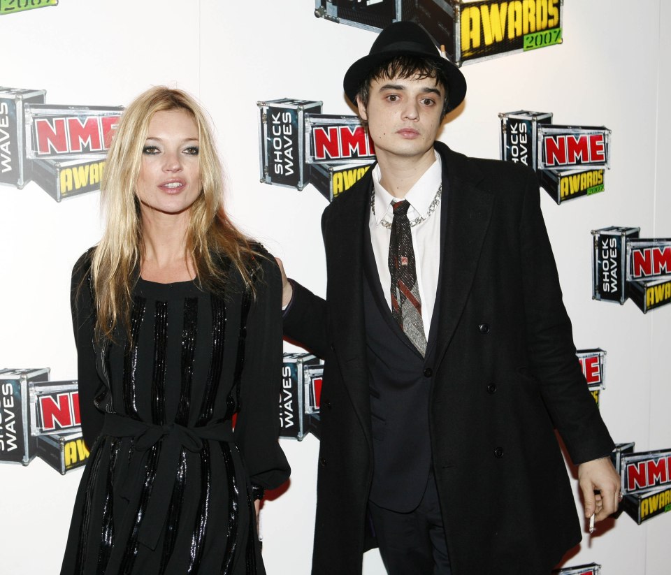 Moss and Libertines frontman Pete Doherty endured a tumultuous two year relationship