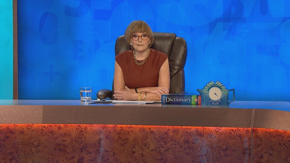 Anne recently hosted Channel 4's Countdown