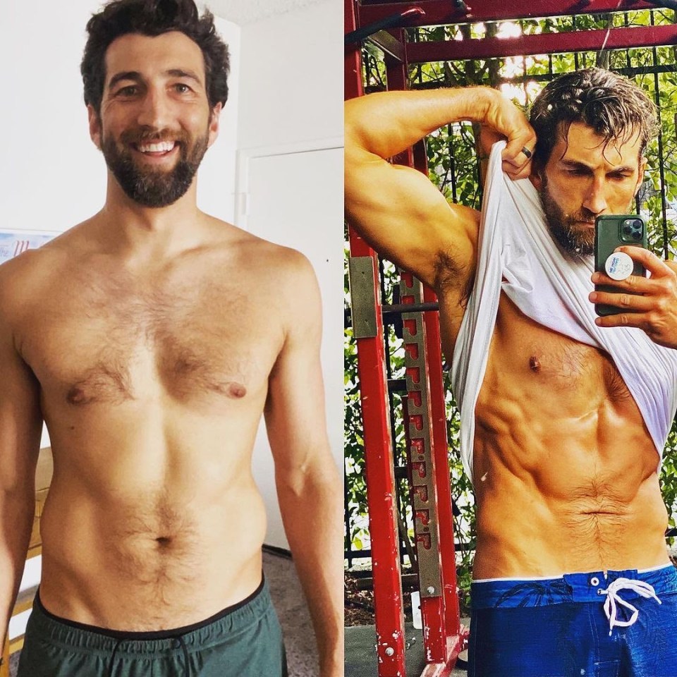 The actor showed off his incredible physique last year