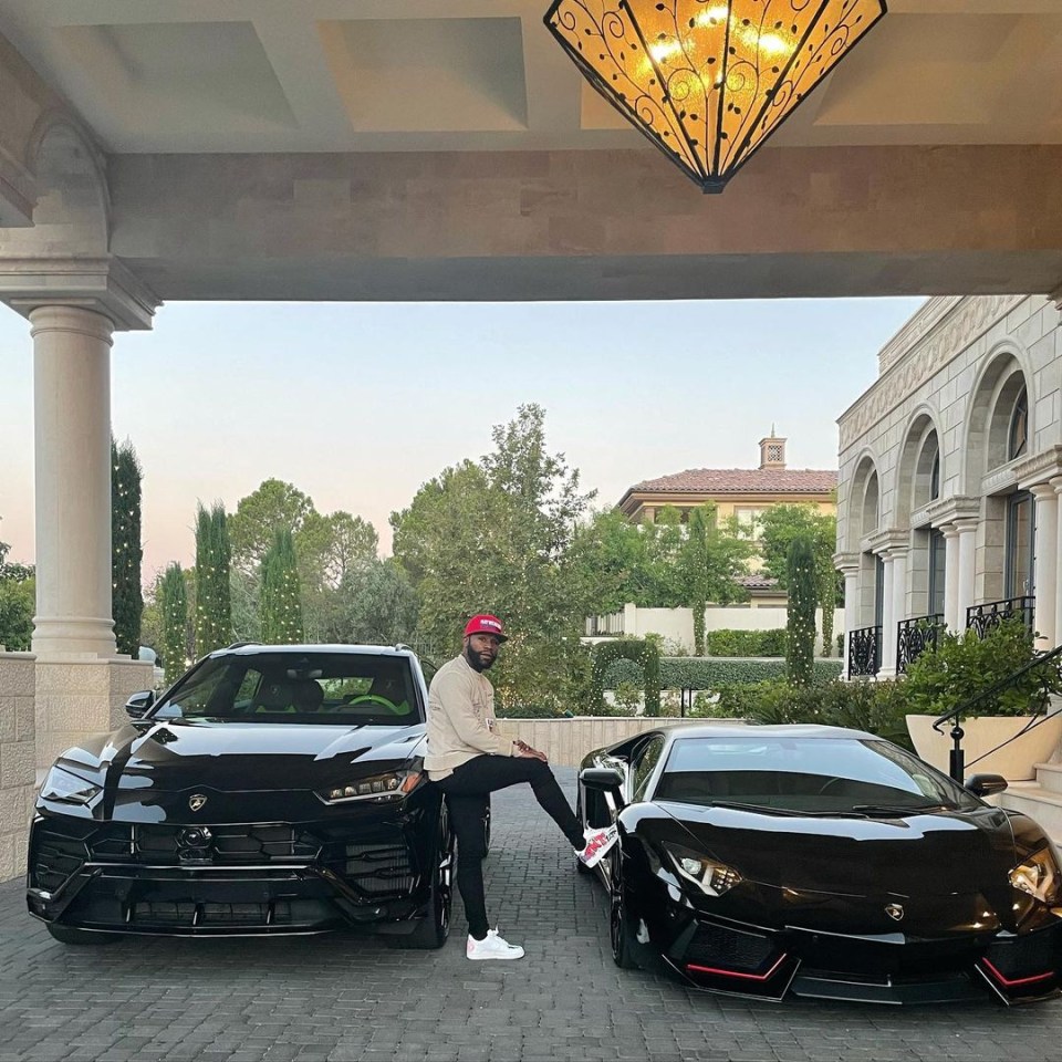 Floyd Mayweather has a luxury car collection