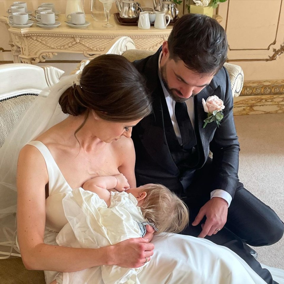 Camilla Thurlow shares intimate snaps from wedding with daughter Nell, and husband Jamie Jewitt