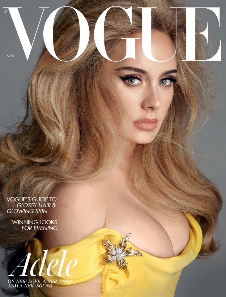 Adele was the cover star of the glossy mag in November last year