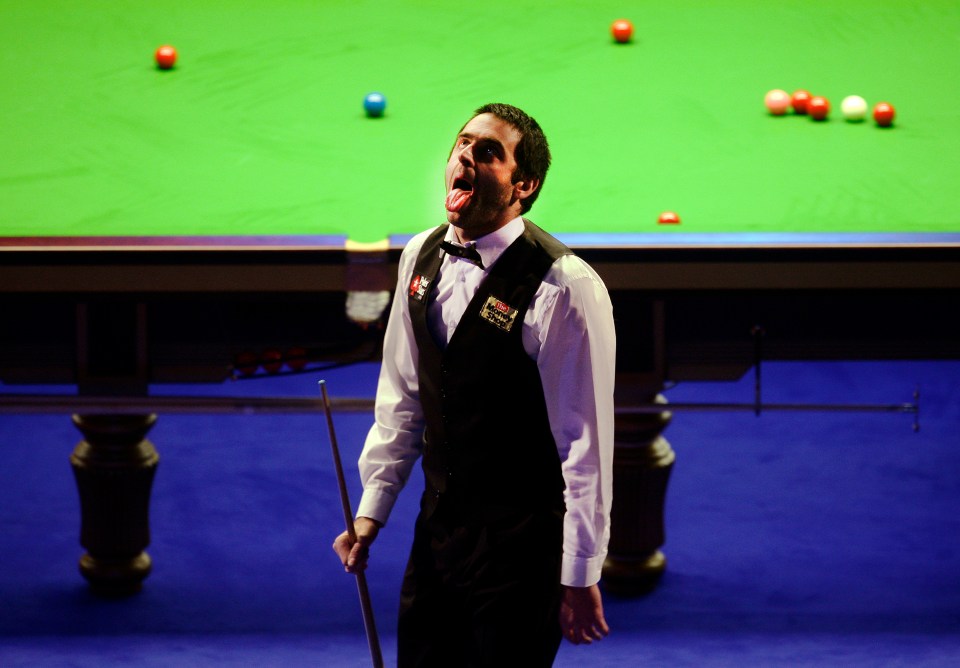 Ronnie O’ Sullivan at the World Masters Snooker at Wembley Arena