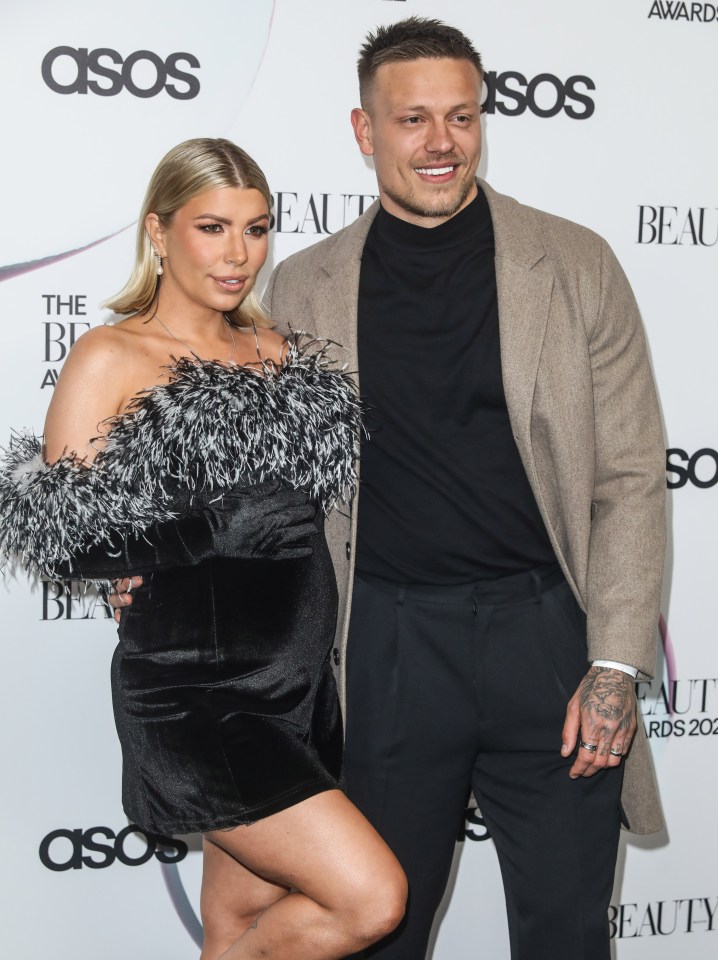 Olivia and Alex Bowen at the The Beauty Awards 2022 at Magazine in London