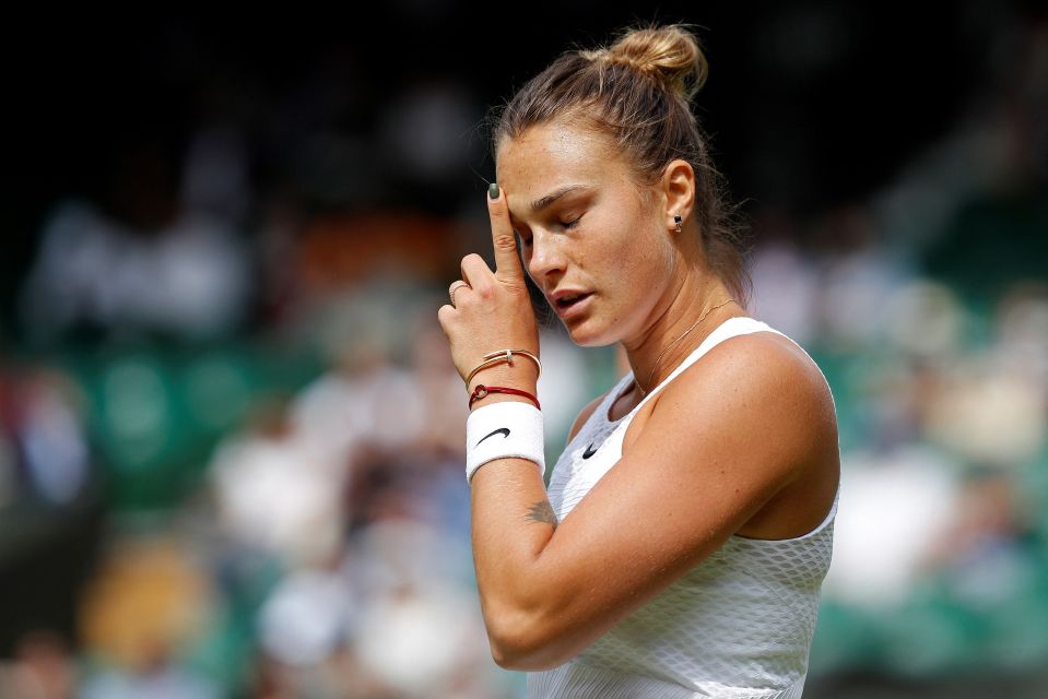 Belarusian stars such as Aryna Sabalenka are also banned from entering