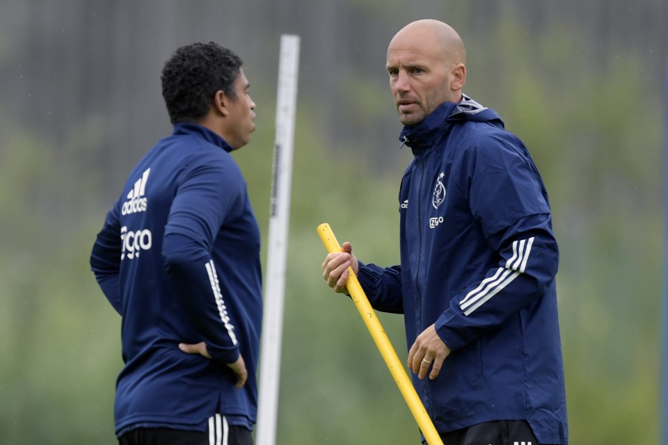 Mitchell van der Gaag (right) is set to follow Erik ten Hag to Old Trafford