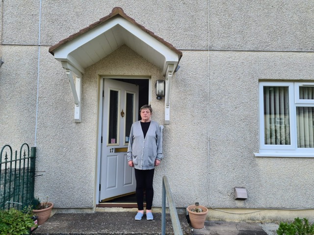 Andrea Long has been told she needs to leave her home in Abertysswg, despite living there all her life