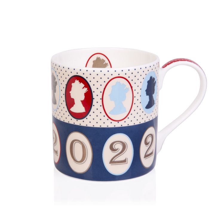 The Machin Mug features the Queen's silhouette which is found on many postage stamps and coins