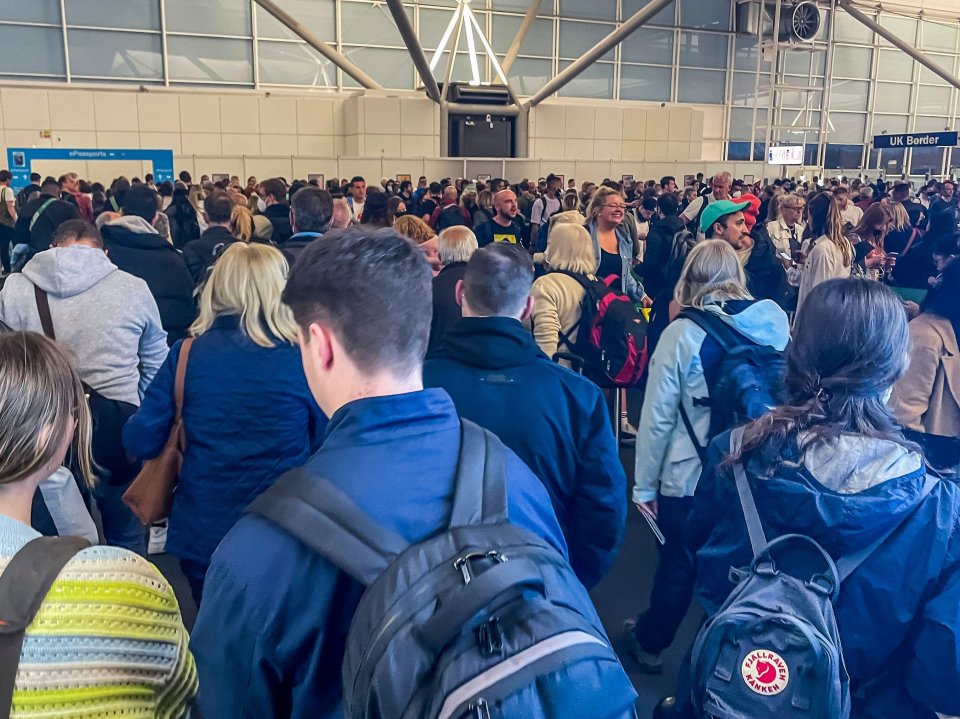 Our airports are full of people queuing