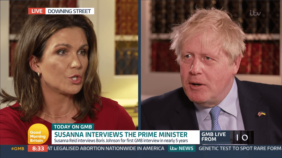 Susanna grilled the PM on whether he was an "honest" person