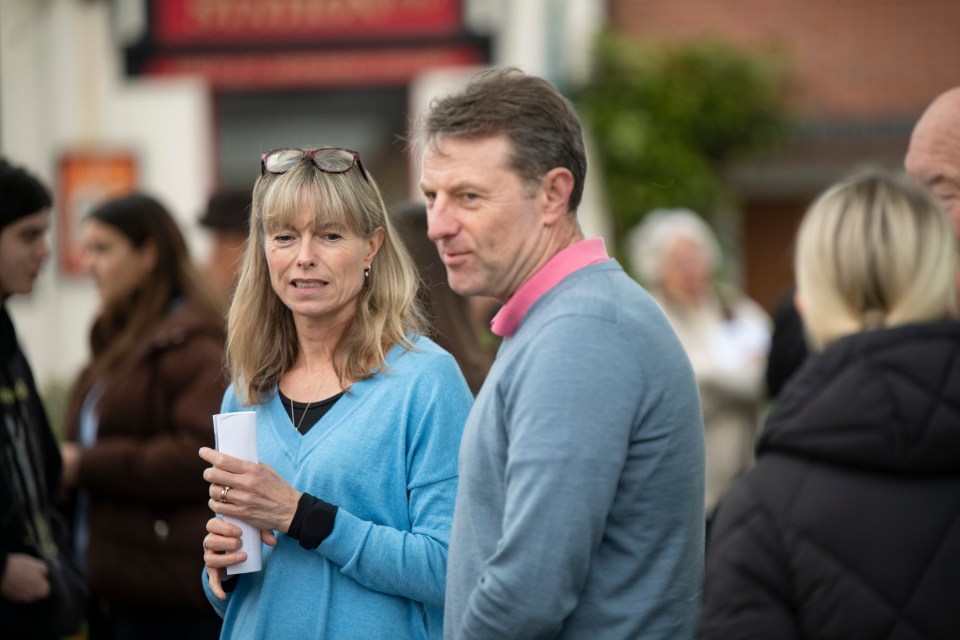 Brave Kate and Gerry appeared tearful at times