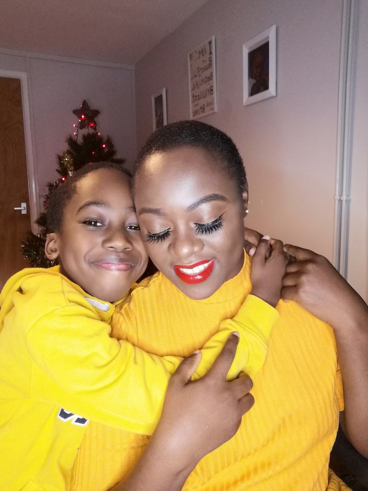 Josephine Kalagira was forced to rely on her young son Jayden after the horror accident