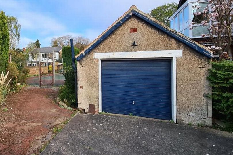 A small garage has gone on the market for an eye-watering £1.2million