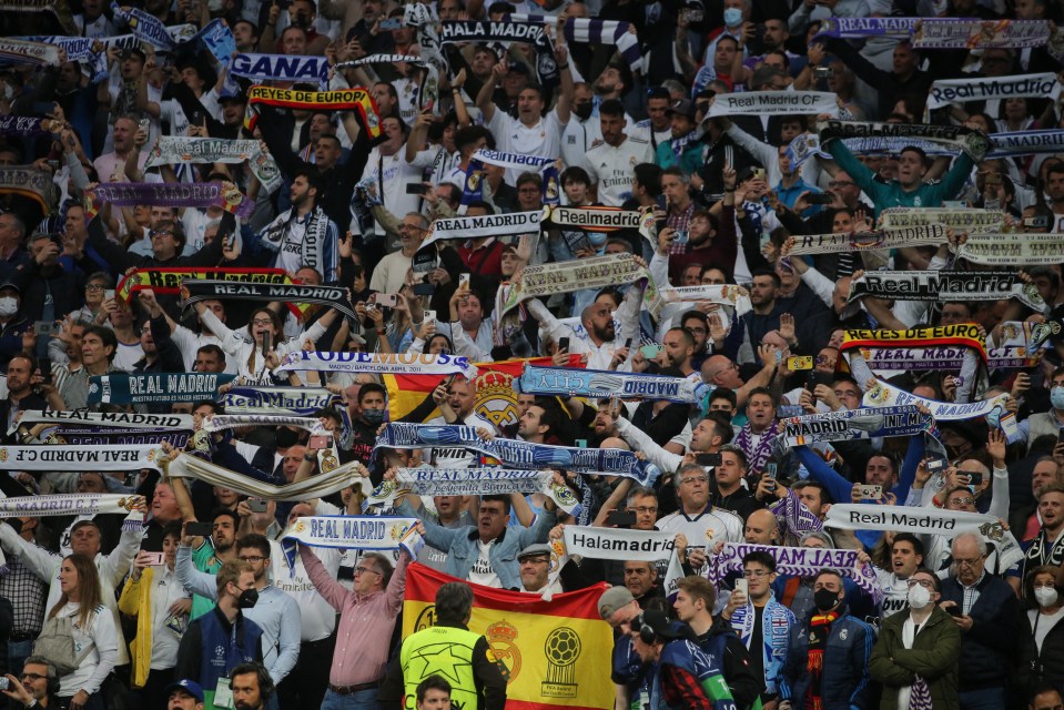 The Bernabeu was deafening