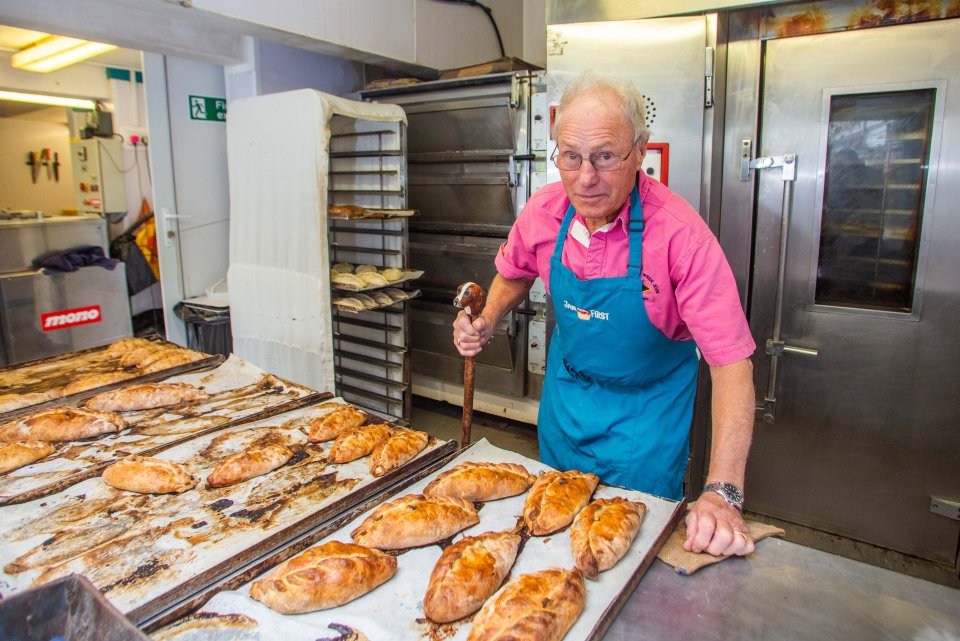 Charlie Choak would crimp up to 1,200 pasties each day over a six-day week