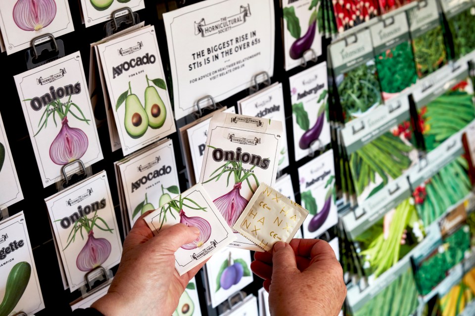 There are a range of different vegetable-themed condoms to chose from