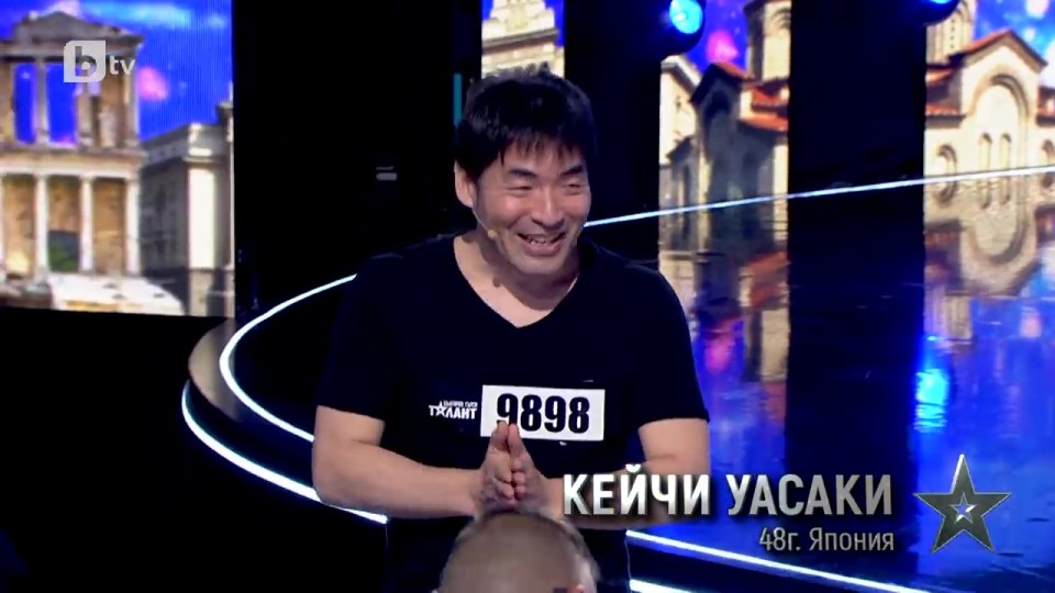 Keiichi on Bulgaria's Got Talent