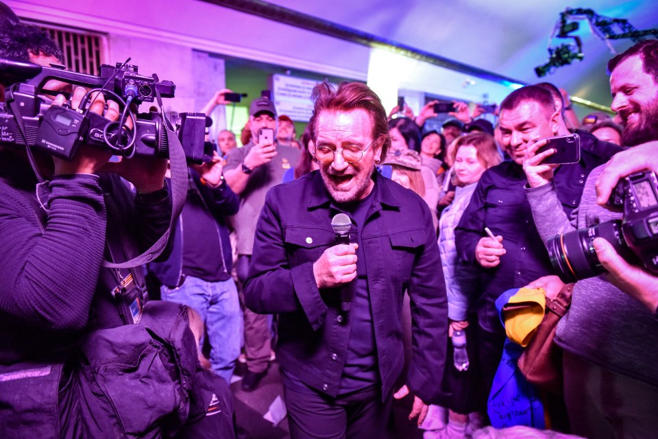 The Kyiv metro subway station was turned into a temporary music arena