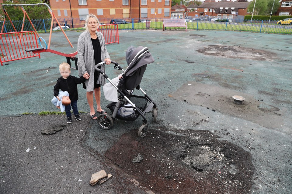 Michelle Butler's two grandsons were heartbroken by the vandalism