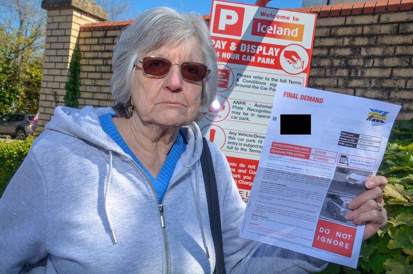 Pensioner Mary Jones is outraged she is being forced to pay the fine