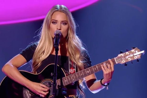 Abi appeared on The Voice in 2017 – but the judges didn’t turn for her