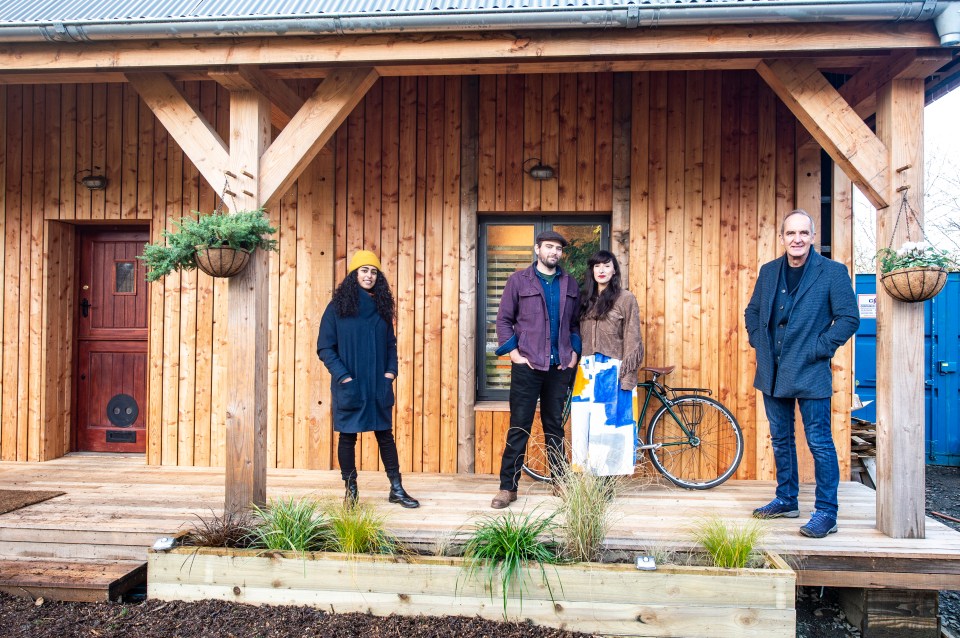 Ben Whitney and Joanna Susskind-Whitney were thrilled to show off their property to Grand Designs' Kevin McCloud and Natasha Huq