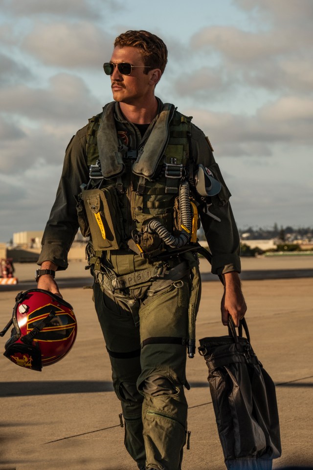 Miles Teller plays Rooster, the son of Tom Cruise's late Wingman Goose