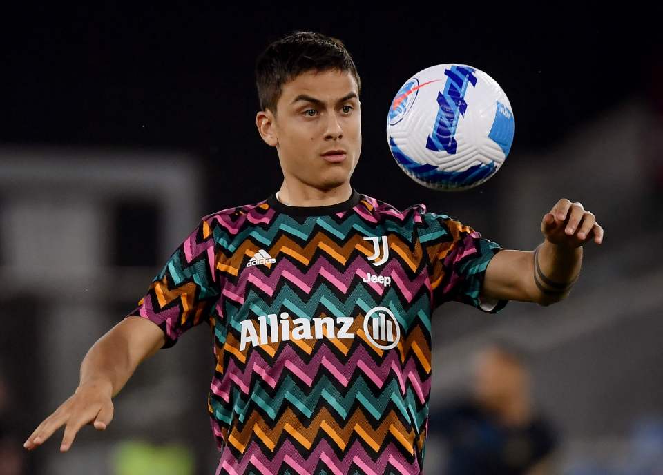 Paulo Dybala's agent is claimed to be in London to listen to offers from Premier League clubs