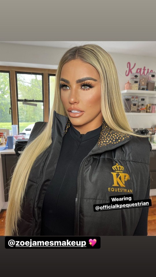 Katie Price looked so glam after a make-over