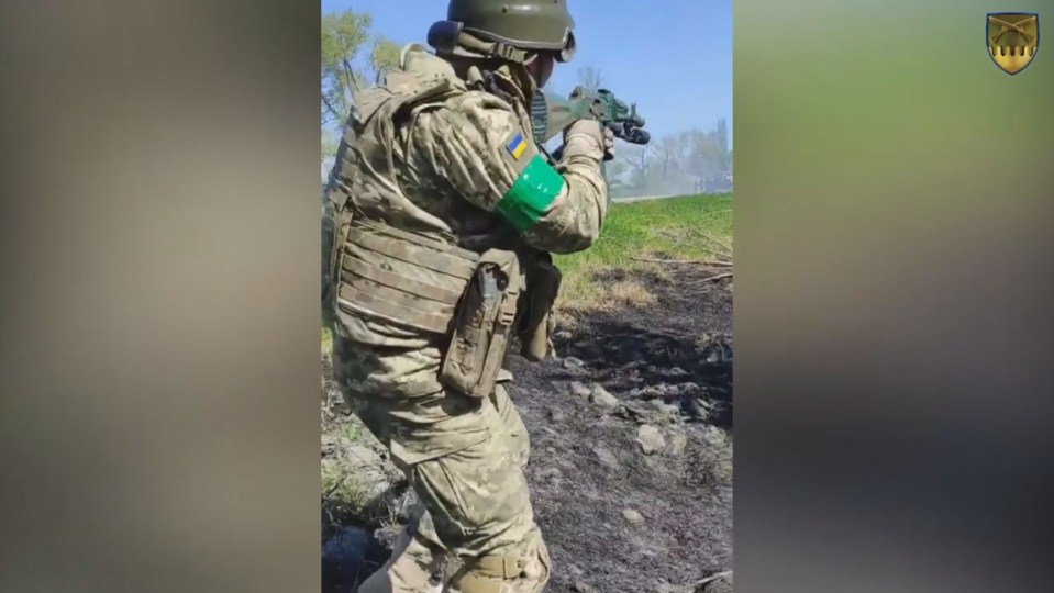 Further bodycam footage shows Ukraine's troops advancing on foot