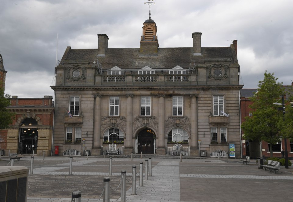 Crewe Registry Office was the venue for the secret ceremony