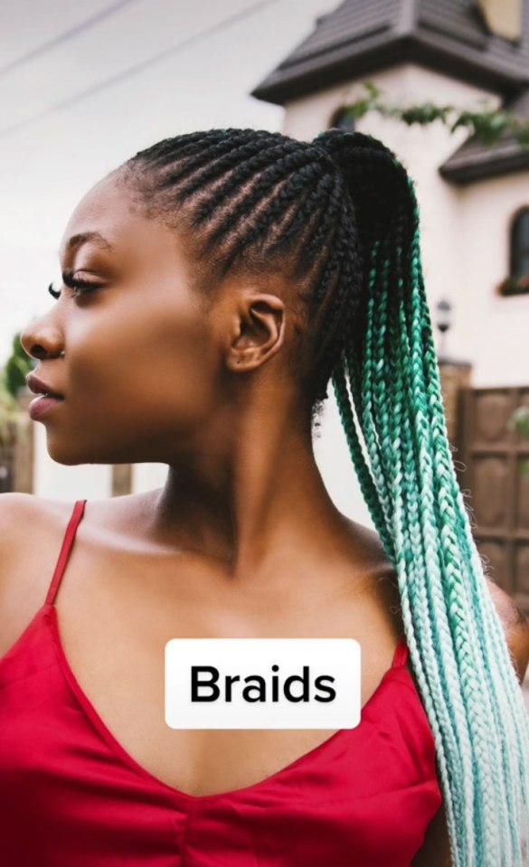 Dr. Lily also claims braids can cause hair loss if they are too tight