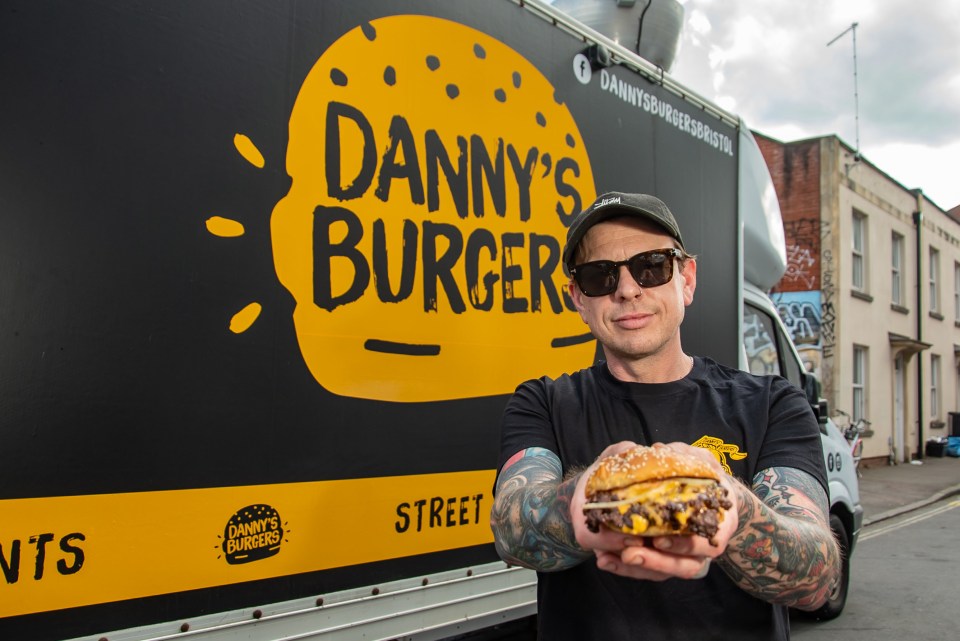 Danny’s Burgers took off after he posted a picture of a burger he had barbecued at home