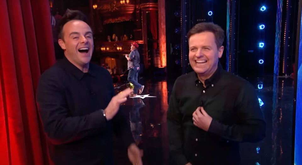 Pete says Ant & Dec were 'pleasant' at first but after his act delivered a cheeky put down