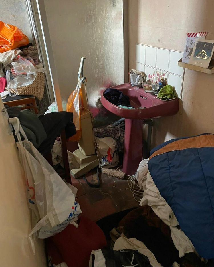 A West Yorkshire charity is hoping to raise funds so the woman can stay in an AirBnB while repairs are carried out