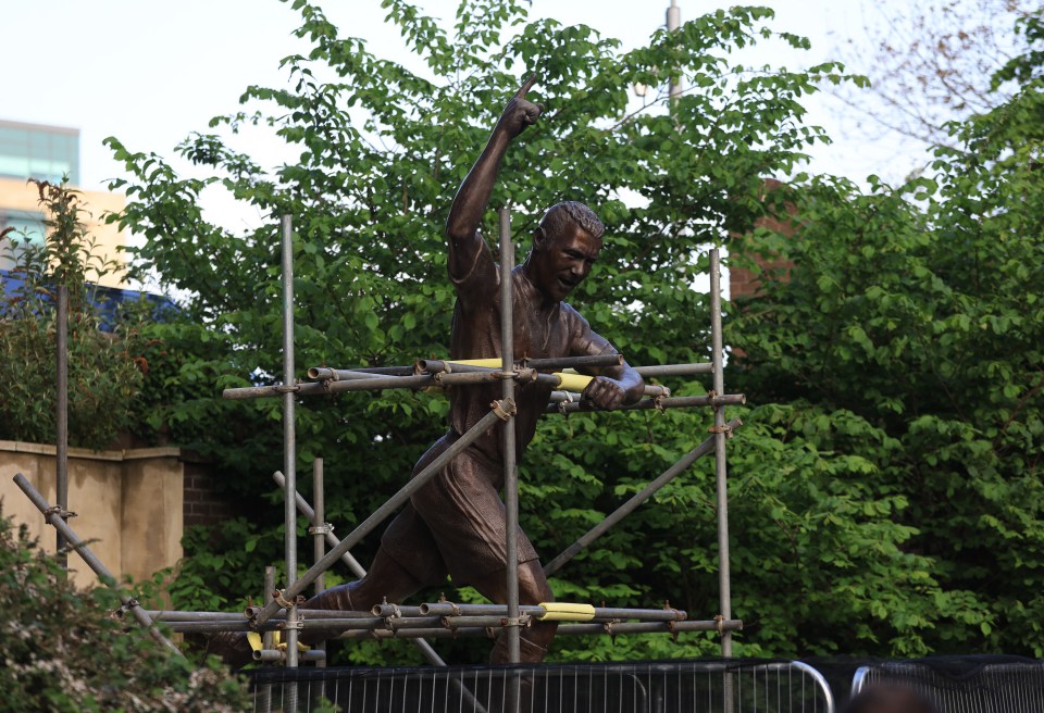 Previous Toon owner Mike Ashley banned the statue from being on the stadium grounds