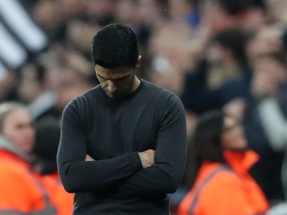 Mikel Arteta was left shell-shocked by Arsenal's awful display