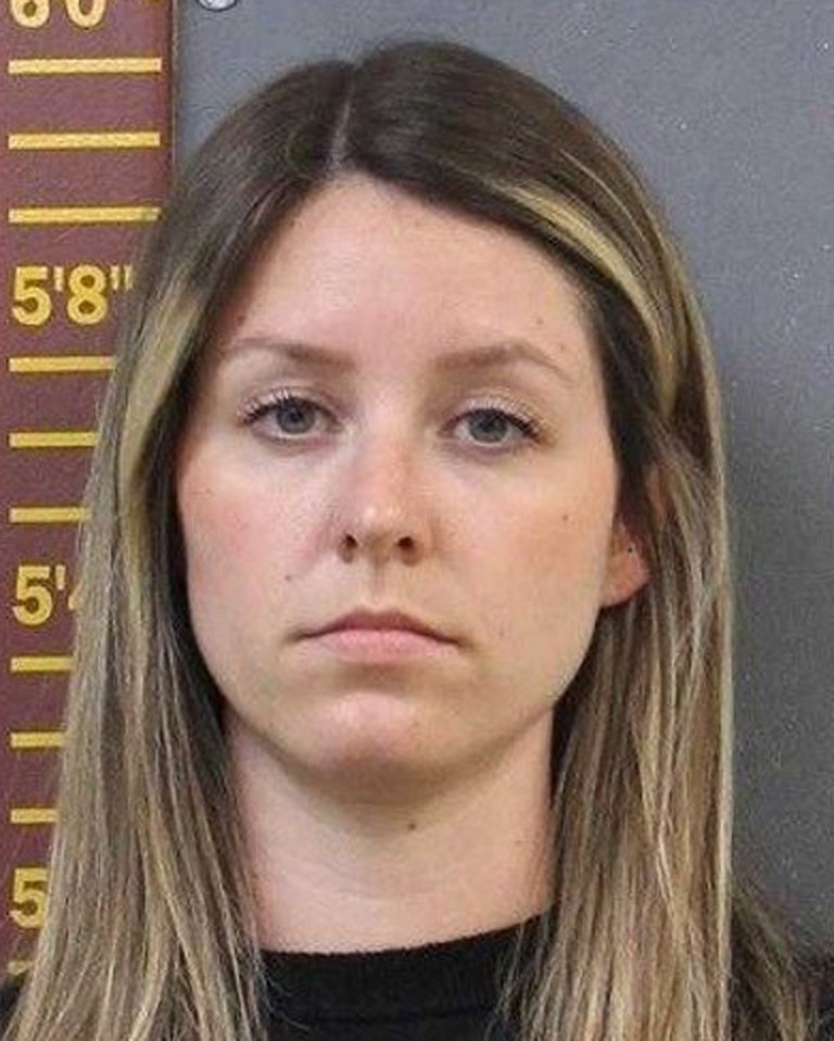 Olivia Lois Ortz was arrested after her husband allegedly found messages to a student on her iPad