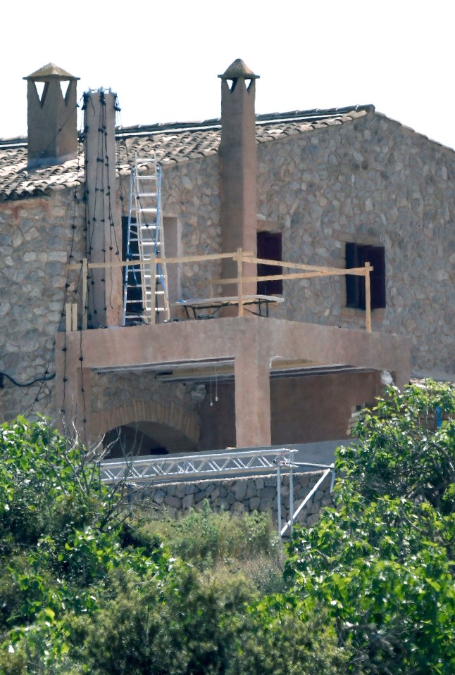 A balcony appears to have been erected