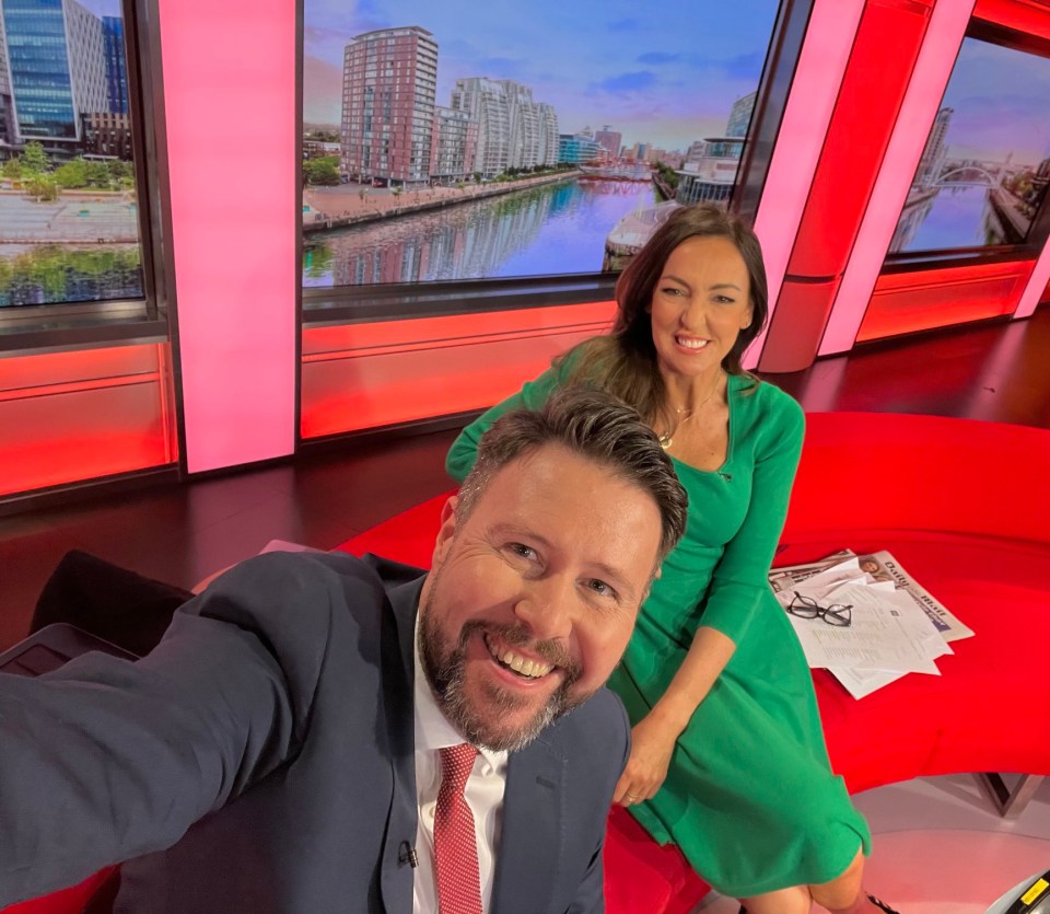 BBC presenter Jon Kay  has been filling in Dan Walker’s spot alongside Sally Nugent