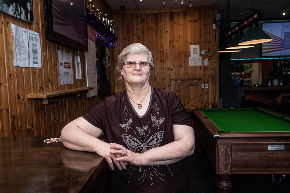 Bartender Lorraine Walker is working two jobs to cover the bills