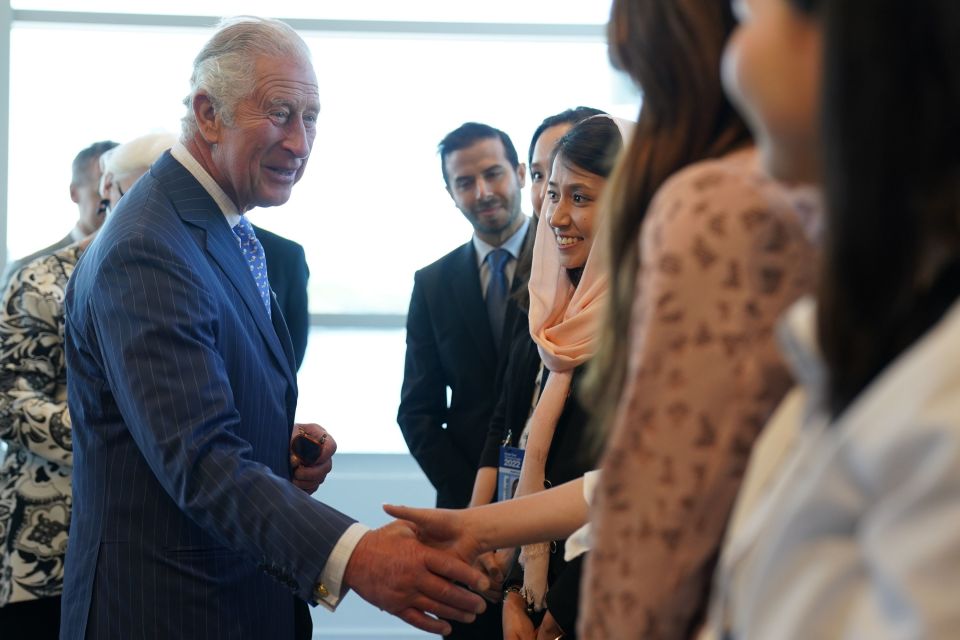 Prince Charles and Camilla this week met with refugees during their tour of Canada