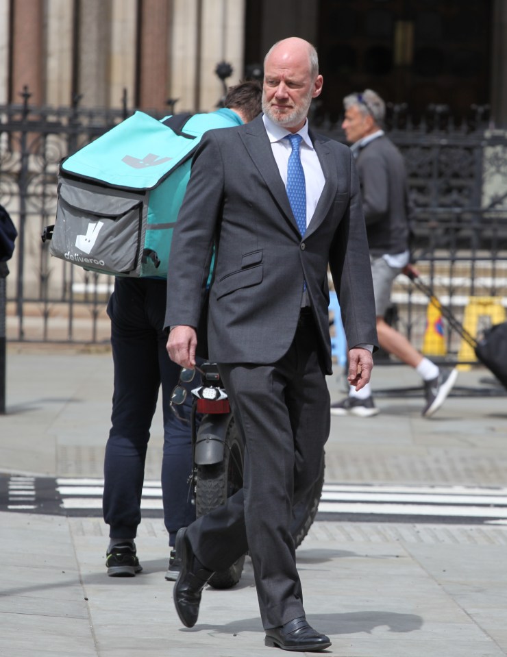 Alex MacPhail outside Central London County Court